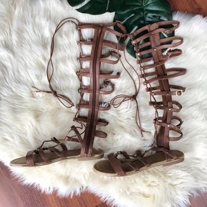 Brown Gladiator sandals